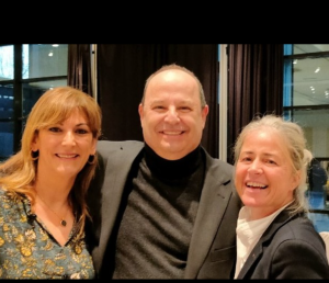 Con Ramón Villa y Alicia Vallina en el III Encuentro de Escritores en Madrid