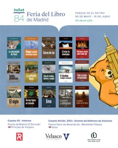 Firma en la feria del libro de Madrid 2025